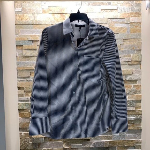 Lafayette 148 New York Paget Courtland Blouse - Picture 3 of 7